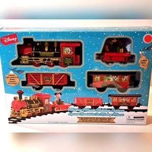 Disney Mickey Mouse Holiday Express Train Set Brand New Christmas Decor